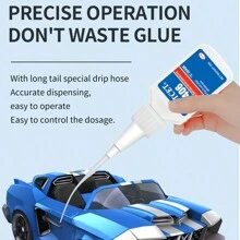 1入組0.71盎司激強速乾膠,可黏貼皮革、塑料、陶瓷、玻璃、木材、金屬、橡膠、珠寶、鋁合金、不銹鋼等多種材料,適用於汽車維修、工業製造、手工藝品、電子用品等方面 - 藍色 - 查看 11