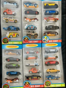 Brinquedo de Kit Coleção com 5 Carrinhos De Ferro Estilo Hot - enviamos aleatorios - Visão 1