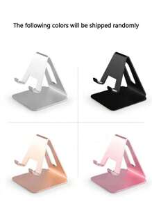 1 件粉色铝合金桌面支架，适用于手机和平板电脑，兼容 、Android 手机，生日礼物，家人、朋友手机支架，手机支架，手机配件 - 粉色 - 查看 4