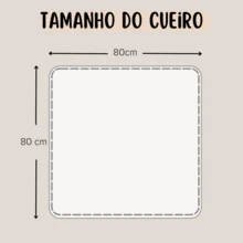 Kit 2 Peças 1 Cueiro Liso + 1 Cueiro Estampado Coisas de Bebê enxoval - Neutro - Visão 3