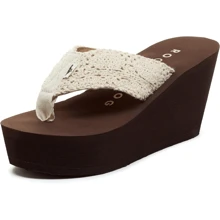 Women's Diver Platform Flip Flop - Cà phê nâu - Xem 8