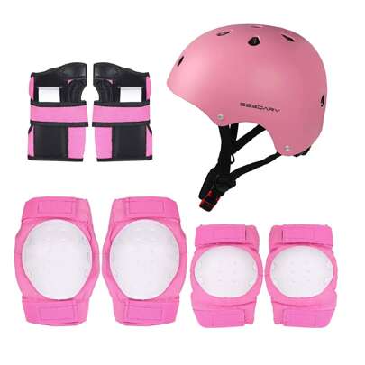 Kit De Protección Completa Para Niños Casco, Rodilleras, Coderas Y Muñequeras Especiales Para Deportes Extremos, Conjunto De Protección Para Deporte