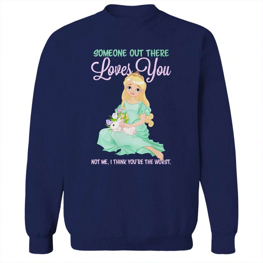 Pop Creature Someone Out There Graphic Unisex Cotton Pullover Sweatshirt