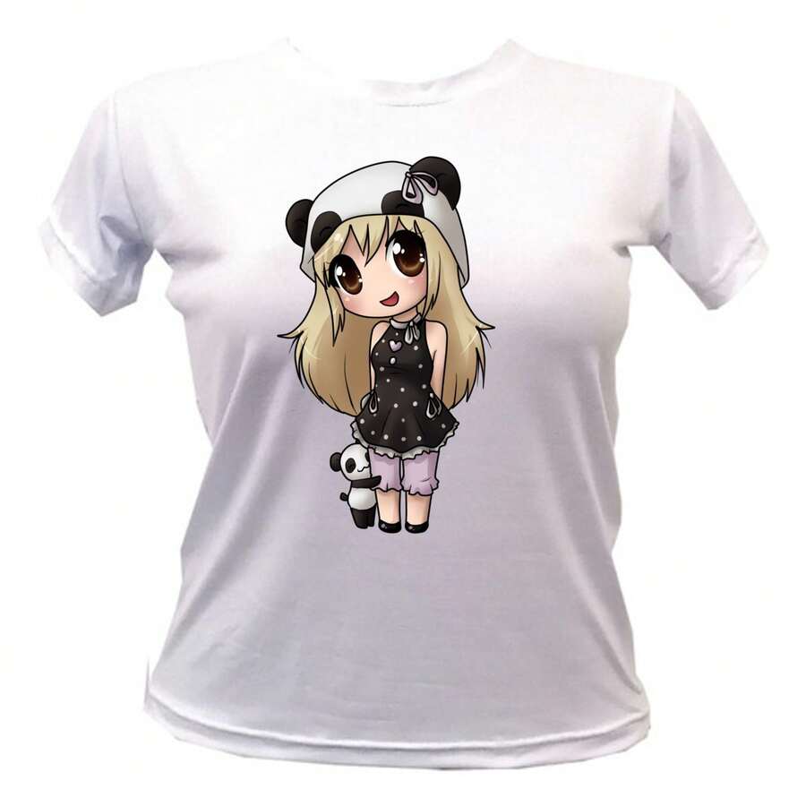 PLAYERA ANIMAL OSO PANDA NIÑA OSITO - Blanco - Ver 1