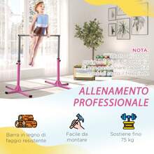 HOMCOM Gymnastics Accessories - 粉色 - 查看 4