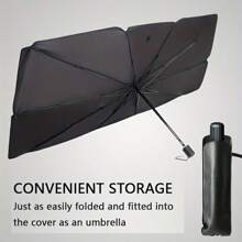 Foldable Reflective Sunshade, Suitable For Car Windshield, Extra Large Size UV Protection Sunshade - Silver - View 6