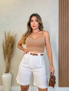 Women Shorts - White - View 3