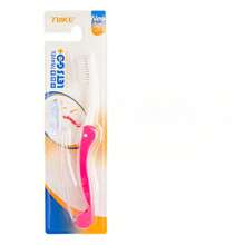 1pc Foldable Soft Bristles Portable Travel Toothbrush - Pink - View 1