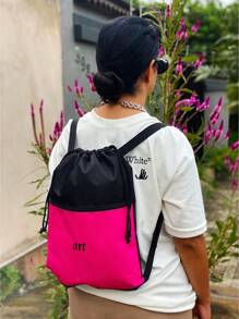 Men Tote Bags - Màu Hồng Tươi - Xem 3