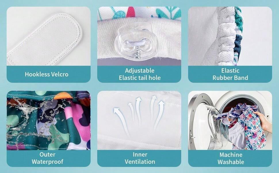 Elegant Little Tail Hundebandanas – Waschbare Halstücher, Verstellbar, Für Mittlere & Große Hunde, S & L Größen