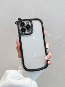 Ốp lưng bảo vệ điện thoại hình nơ góc tròn tương thích với Apple - màu đen - Xem 1