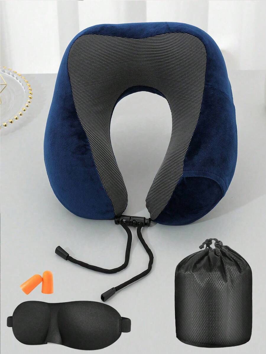 UShaped Neck Pillow, Ergonomic Design Travel Pillow For Adults And