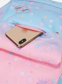 3入學校女孩背包套裝背包連午餐盒和小學生戶外背包 - 彩色 - 查看 4