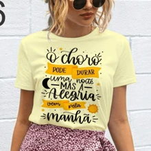 Women T-Shirts - Màu vàng - Xem 3