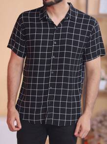 Men Shirts - 黑色 - 查看 2