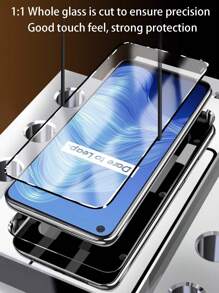3-Pack Ultra-Thin Edge Tempered Glass Screen Protector For Realme, Rounded 3D Full Coverage No Edges, Anti-Scratch, Anti-Fingerprint, Anti-Explosion, High Transparency, Anti-Glare, Sensitive Touch, Hardness Protection - Hard Packaging - Clear - View 5