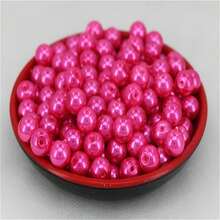 1 món 8mm 50 chiếc Thủy tinh giả ngọc trai nhiều màu Kiểu hạt rời có lỗ thẳng để làm đồ trang sức Vòng tay tự làm, vòng cổ, mũ nón, vòng hoa, và nghệ thuật & thủ công - 8mm - Xem 15