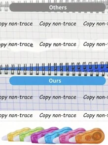 Bộ 6 băng xóa lỗi nhiều màu, băng xóa lỗi dễ thương, tiện dụng cho học sinh, văn phòng. Băng xóa lỗi mini cho học sinh. - Nhiều màu - Xem 2