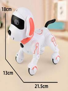 1 PC Intelligent Robot Dog Remote Control Electric Toy Dog Simulation Programming Remote Accompanying Story Singing - Pink - View 4