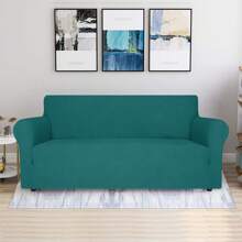 YSTYLE Sofa Cover 1/2/3/4 Seats With Armrests, Stretch Couch Cover, Heavyweight Winter Slipcover, Non-Slip Sofa Cover Washable - Dark Green - View 3