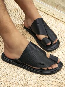 Men's Flat Comfortable Arabian Slippers, Style Sandals