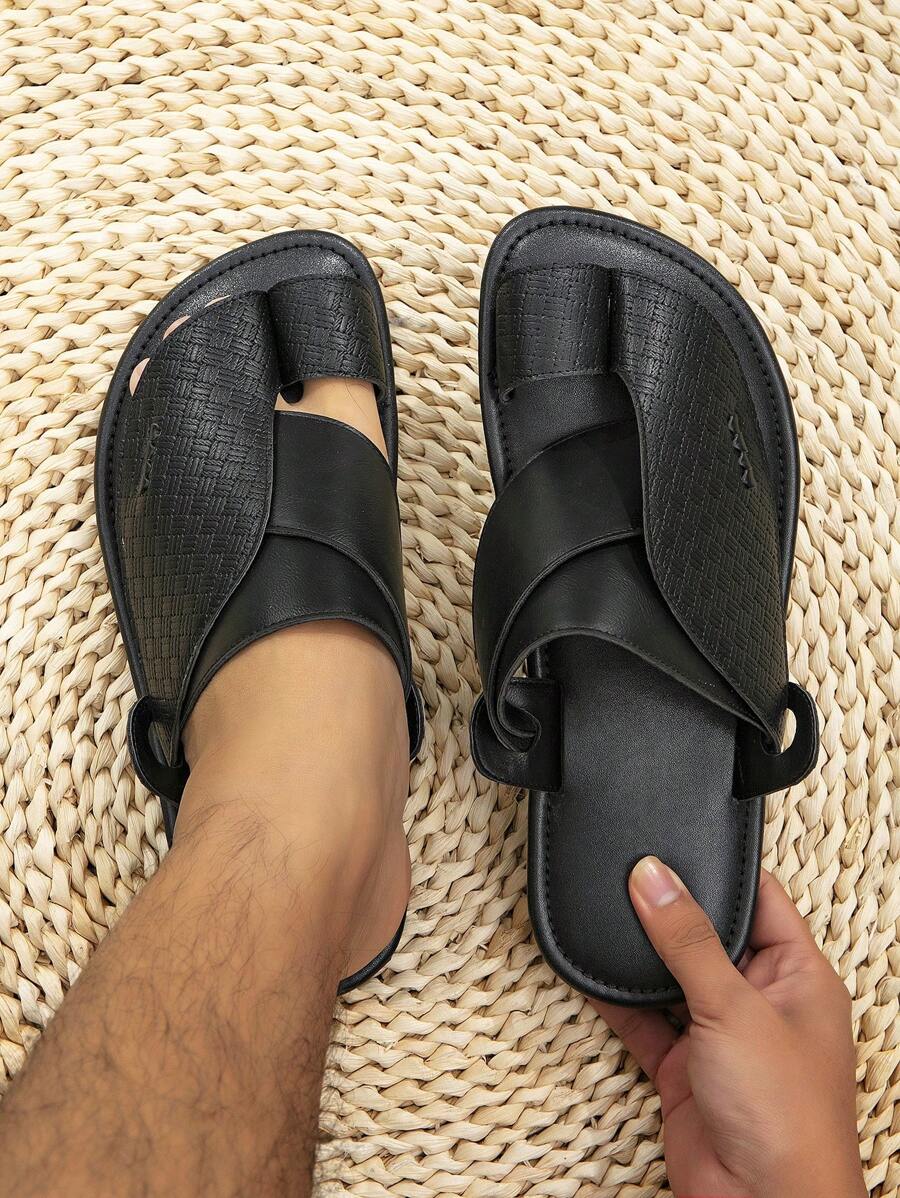 Men's Flat Comfortable Arabian Slippers, Style Sandals