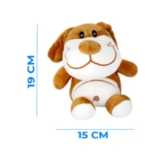 Peluche Perrito Café Suave 19 cm De Pura Ternura - Marrón - Ver 5