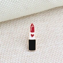 1pc Sexy Red Lips Brooches Creative Women Lipstick Enamel Pin Jackets Shirt Bag Lapel Pins Badge Fashion Lady Jewelry Gift For Girls