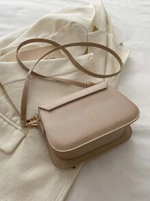 马鞍形韩版通勤单肩包女2024新款优质质感简约时尚手提单肩斜挎迷你小挎包 - 卡其色 - 查看 9