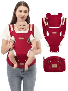 婴儿背带背包，面向前方，透气，婴儿背带，两用旅行哺乳背带