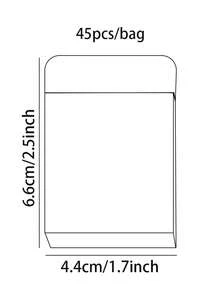 MO CARO 45 cái/hộp Đồng Giấy Bao bì hộp Hình dán , Retro Đối tượng Mẫu Trang trí Phong kín Hình dán Đối với Viết nhật ký Và Nghệ thuật Thủ công mỹ nghệ - Nhiều màu - Xem 6