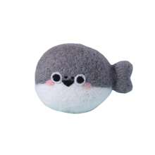 DIY Wool Felt Material Pack Animal Series (Notice: Not Final Product, Need You To DIY!!!). Material Pack Includes: Wool, Felt Operating Foam (Felt Needles Insert In The Foam), Key String And Pin Needle.