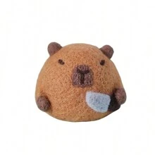 DIY Wool Felt Material Pack Animal Series (Notice: Not Final Product, Need You To DIY!!!). Material Pack Includes: Wool, Felt Operating Foam (Felt Needles Insert In The Foam), Key String And Pin Needle.