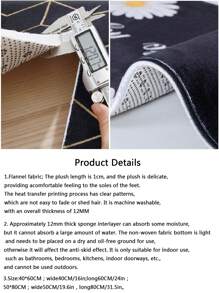 1PC Memory Foam Bath Mat U-Shaped Toilet Mat Soft Comfortable Strong Absorption And Anti-Slip Bathroom Combination Profile Rug Bathroom Accessories Bathroom Decoration Autumn Decoration Kitchen Area Rug Bathroom Accessory - Royal Blue - View 5