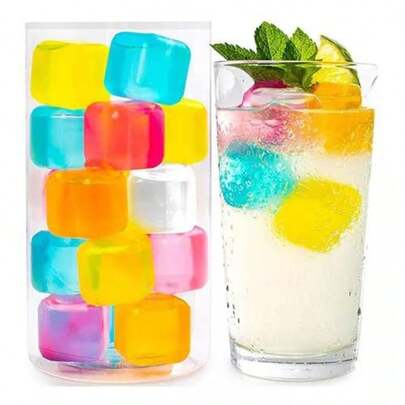 Cubitos de hielo reutilizables Deny Toys, conjunto de 12 piezas, ideal para el verano