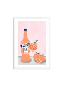 1 Miếng Hoạt hình Treo tranh Màu hồng HD tranh sơn dầu Bức tranh sơn dầu Áp phích In Nhà  Phòng ngủ Phòng khách Trang trí Qủa tặng Khung trang trí - C - Xem 1