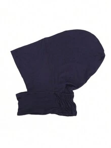 1pc Women's Modal Fabric Elastic Hat Comfortable Neck Protection Cap, Convenient For Head Scarf Hijab, Fashion Solid Color Head Cover, Suitable For Daily Wear Casual Abaya Accessories Casual Under Cap Veiled Clothes