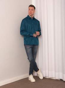 Men Shirts - Xanh đậm - Xem 2