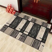 1入現代幾何防滑防水/吸污走廊地毯,適用於門廳、客廳門口裝飾,水晶絨面料 - 彩色 - 查看 3