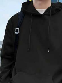 Men Hoodies - 黑色 - 查看 2