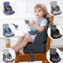 Gấp di động Trẻ em Đệm ngồi Ghế nâng Đối với Cho Bé Ăn Ăn uống Cái ghế , Trẻ em Quân nhu - vòng tròn xanh - Xem 1