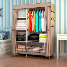 Closet Armable Portátil Tela Ecologica Organizador - Café integral - Ver 1