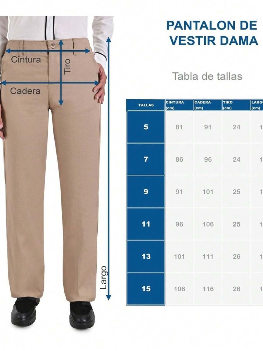 Women Pants - 卡其色 - 查看 1