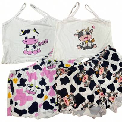 Pijama Cropped Ondinha - Short Doll personagens