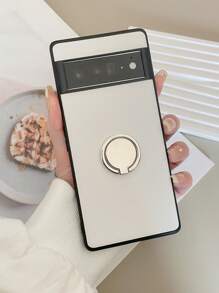 1 Miếng Hai tông màu Chống giọt bắn chất liệu da PU Ốp lưng & bao da điện thoại Với Quả vải Mẫu Đối với Điểm ảnh , Với người có ring & Đứng Chức năng - Nhiều màu - Xem 1