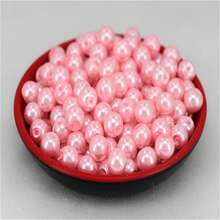 1 món 8mm 50 chiếc Thủy tinh giả ngọc trai nhiều màu Kiểu hạt rời có lỗ thẳng để làm đồ trang sức Vòng tay tự làm, vòng cổ, mũ nón, vòng hoa, và nghệ thuật & thủ công - 8mm - Xem 16