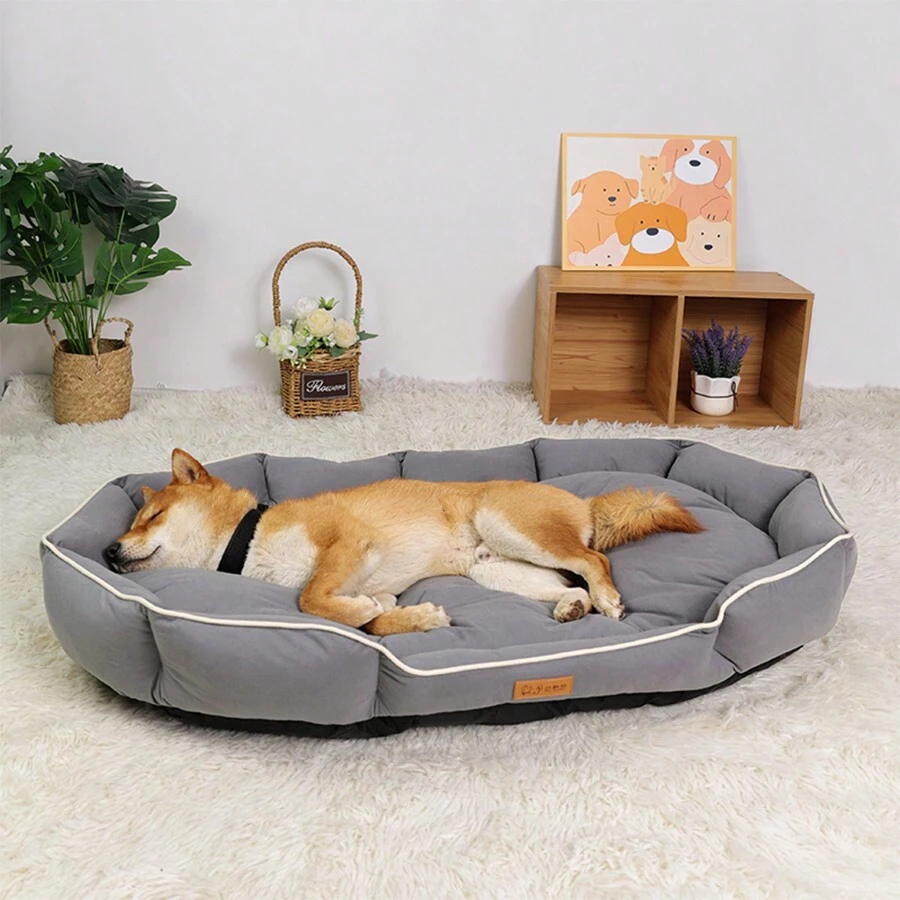 1入組仿麂皮寵物床,適用於所有品種的貓和小/中型犬,貓/狗屋,寵物墊