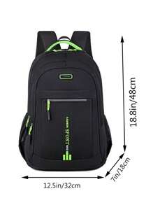 适合开学的大尺寸旅行背包，适合商务旅行的高端旅行背包，容量大 - 綠色 - 查看 6