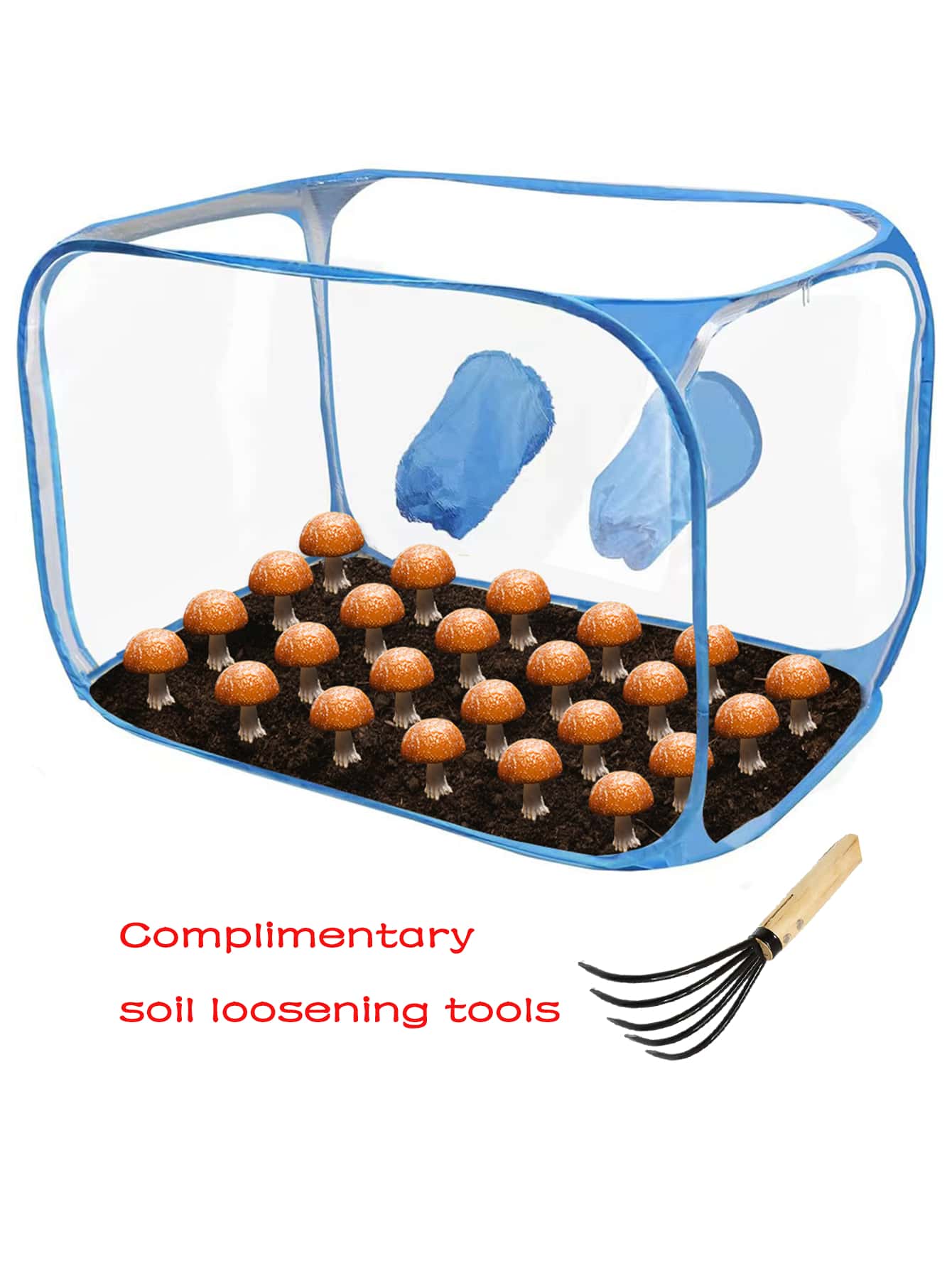 1 PVC Mushroom Growing Static Air Box For Table Tops, Windowsills