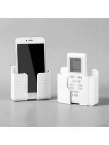 Kit 2 Suporte Para Celular Fixação Parede de Controle Remoto Com Adesivo Sem Furos PROMOÇÃO - Multicolorido - Visão 6